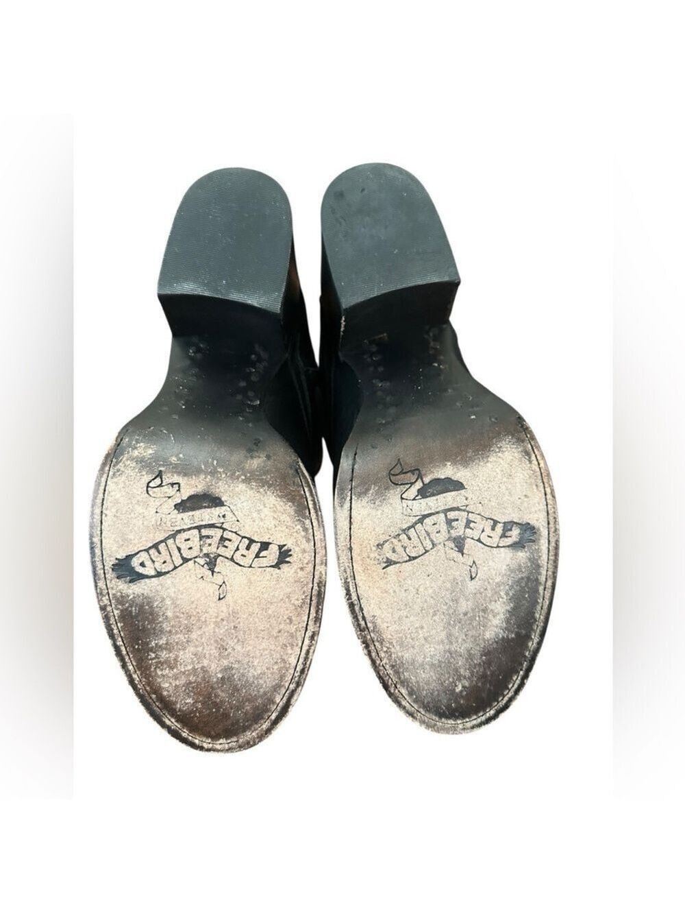 Freebird Black Casey Booties Distressed Leather Size 9 Fits like an 8.5 EUC - Picture 6 of 12